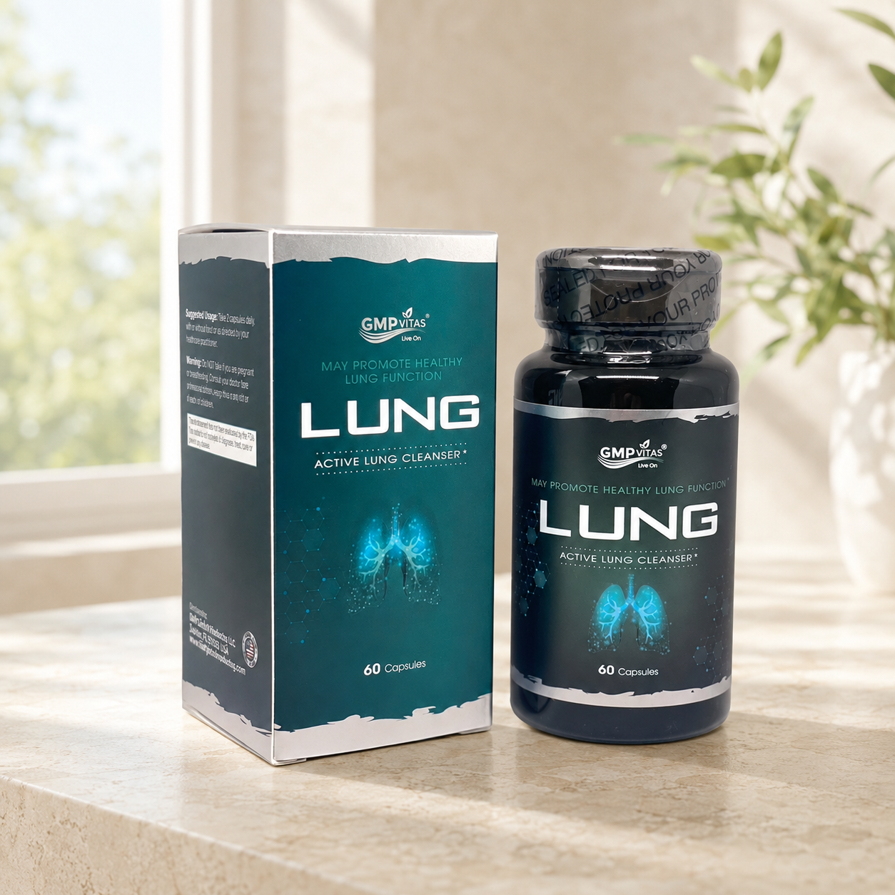 GMP Vitas Lung (60 capsules) 養肺王 (60粒)