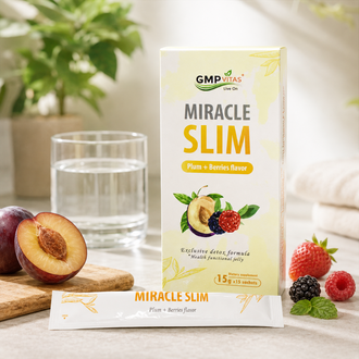 GMP Vitas® Miracle Slim Plum + Berries Flavor 15g x 15 Sachets