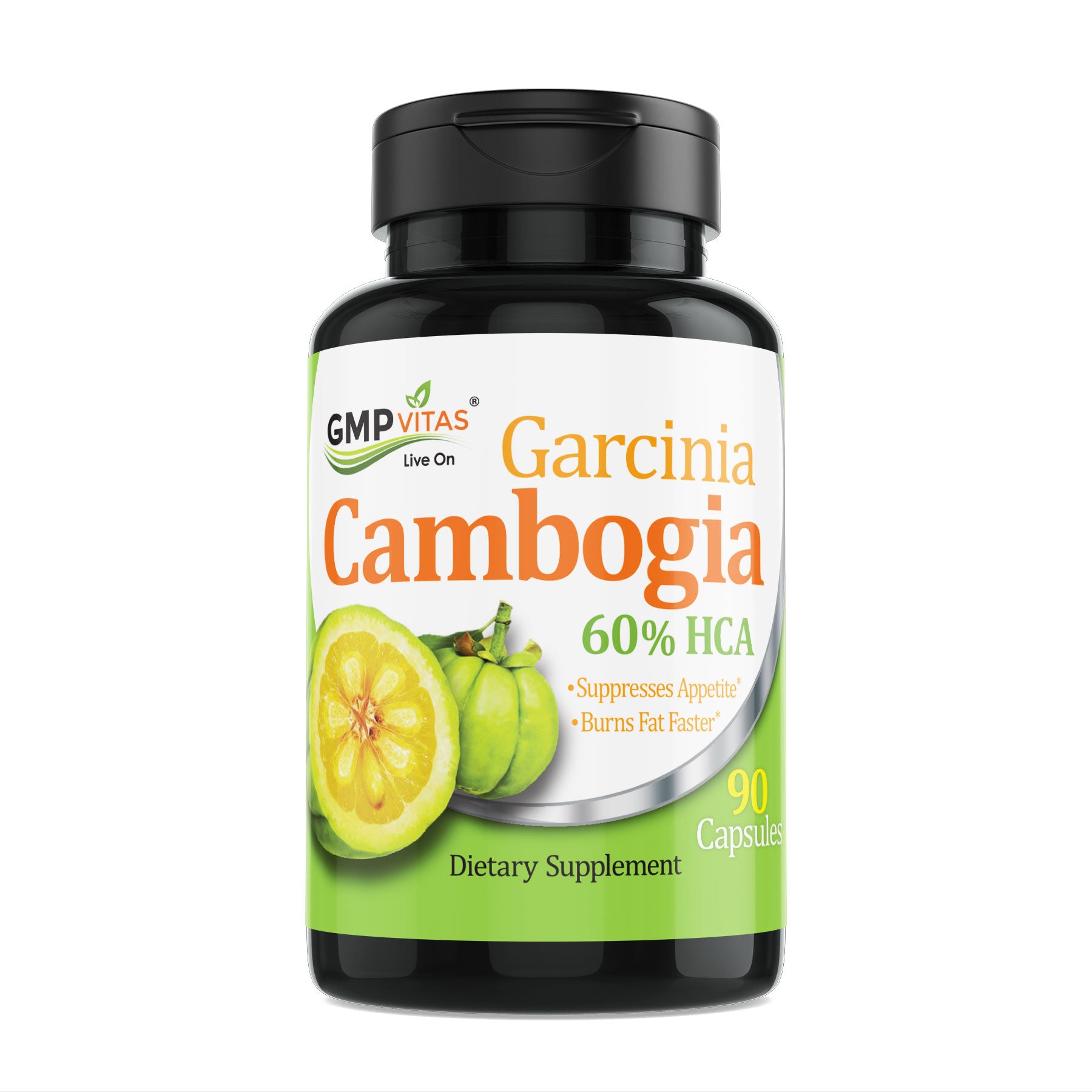 GMP Vitas® Garcinia Cambogia 60% HCA 90 Capsules