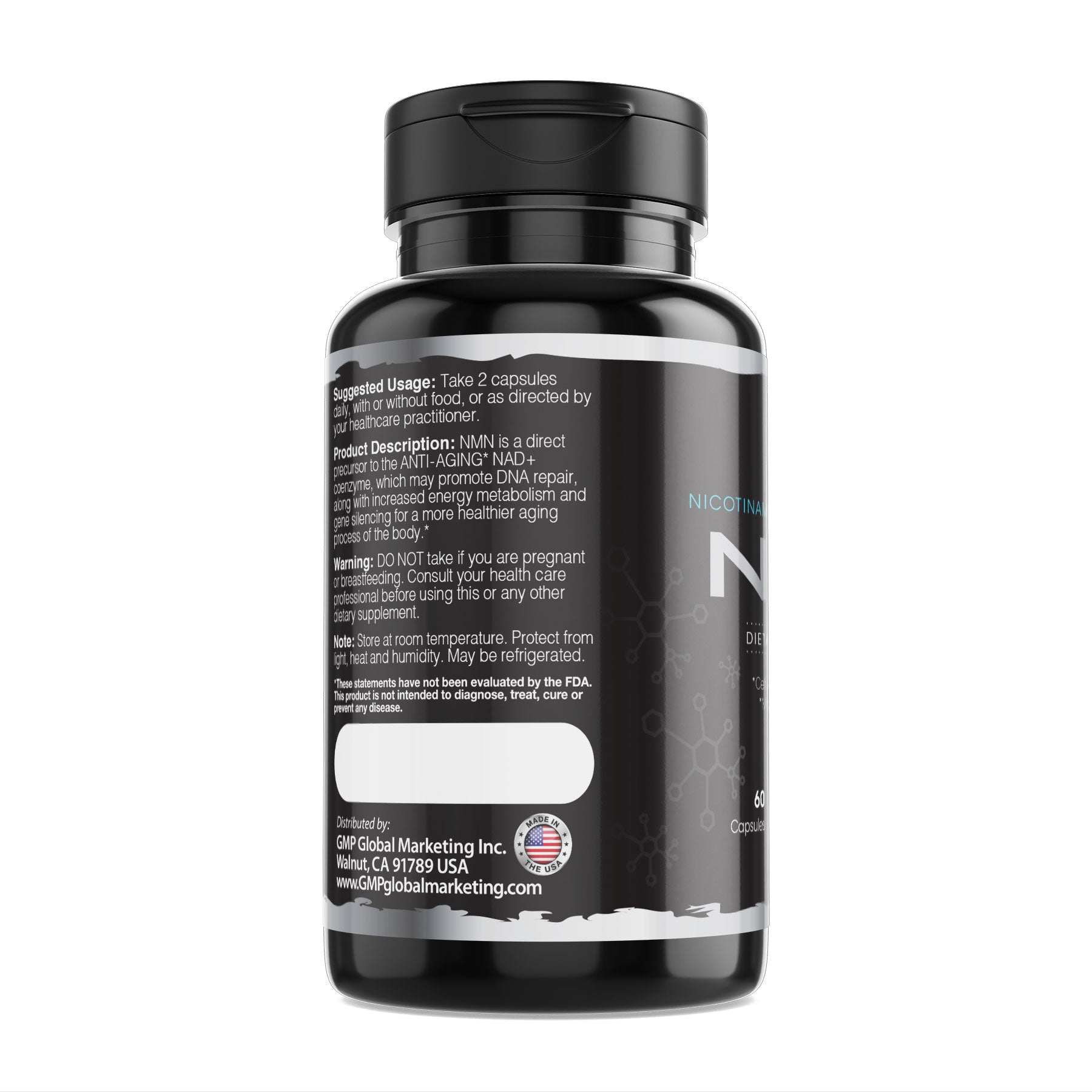 GMP Vitas NMN Nicotinamide Mononucleotide NAD+ 60 Capsules | GMP Vitas GMP Vitas NMN Nicotinamide Mononucleotide NAD+ 60 Capsules | GMP Vitas