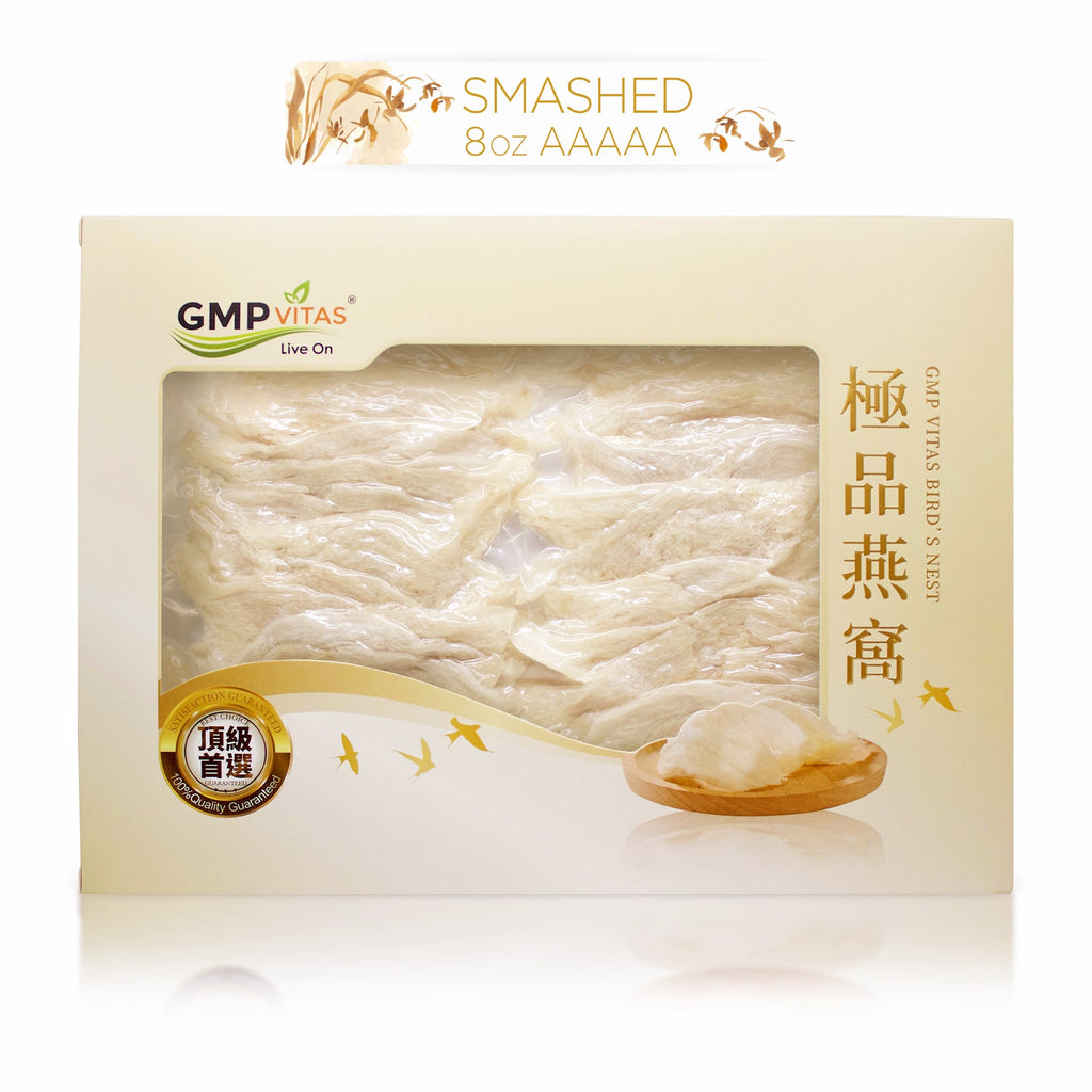Natural Swallow Bird Nest, Big Smashed Nest 8oz (227 Gram)