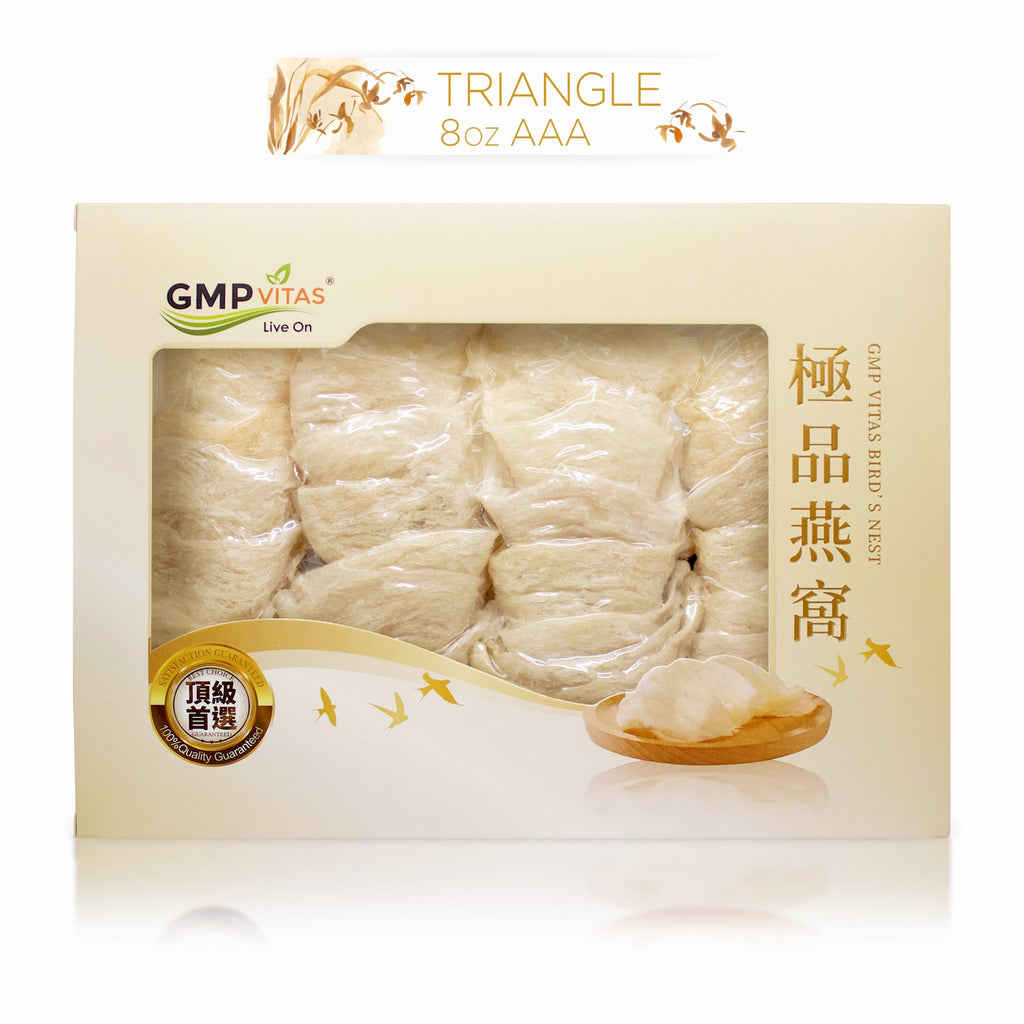 Natural Triangle Shape Swallow Bird Nest, 8oz (227 Gram)